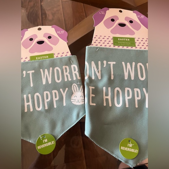 Reversible Easter Dog Bandana - Picture 1 of 3